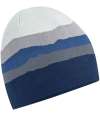 BB394R B394R Beechfield Mountain Peaks Pull-On Beanie Rocky Peaks colour image